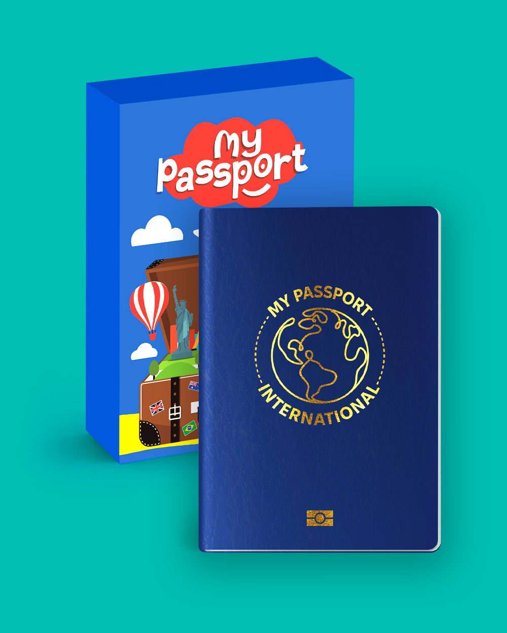 Passeport international pour enfants BLEU