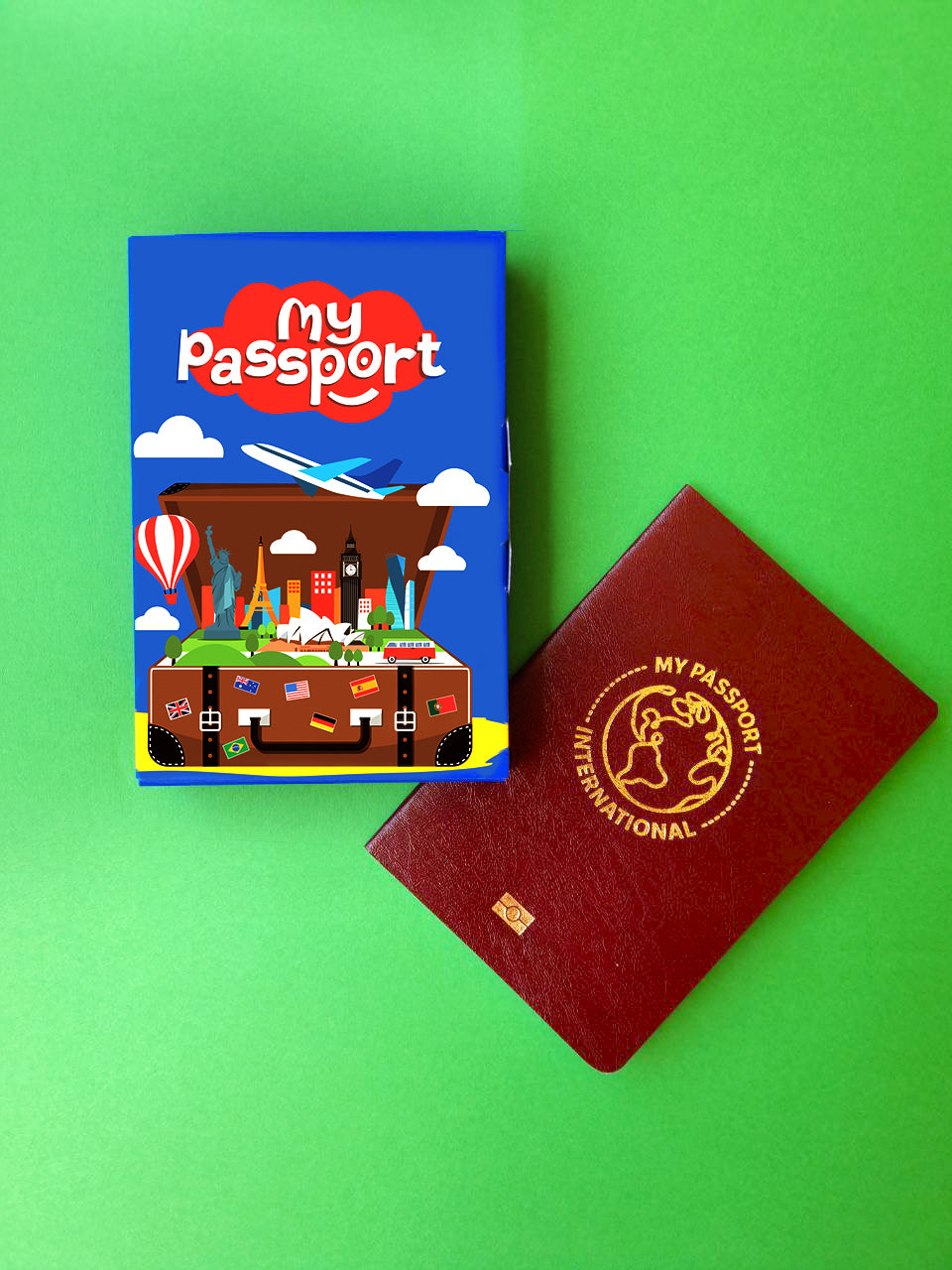 Kids passport RED