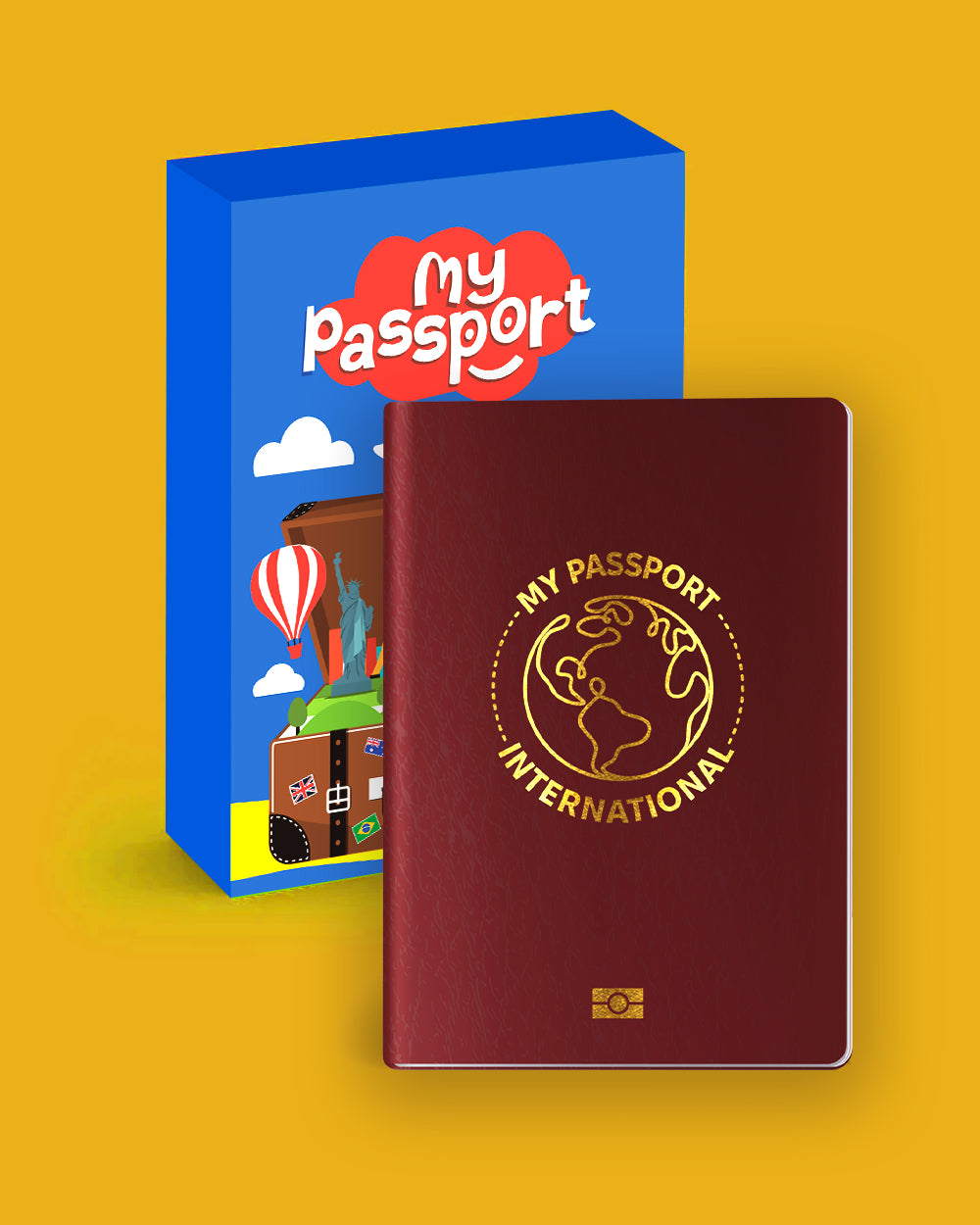 Kids passport RED