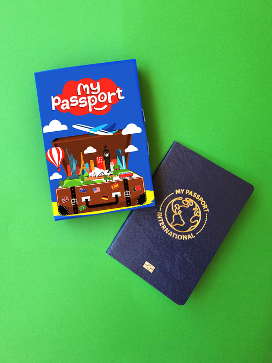 Kids international passport BLUE